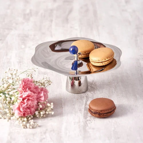 Blueberry Cookie Platter in Stainless Steel By Arttdinox