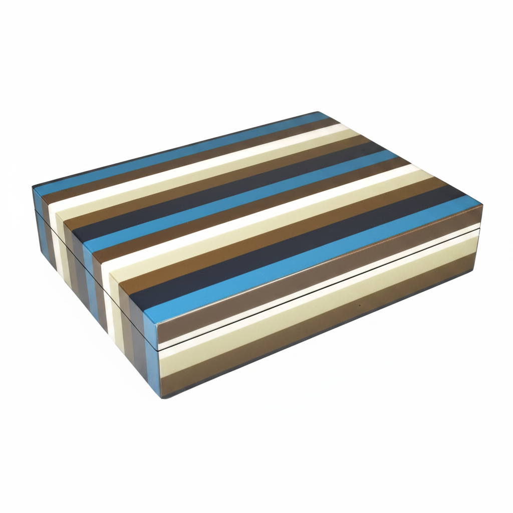 Blue Stripes Box