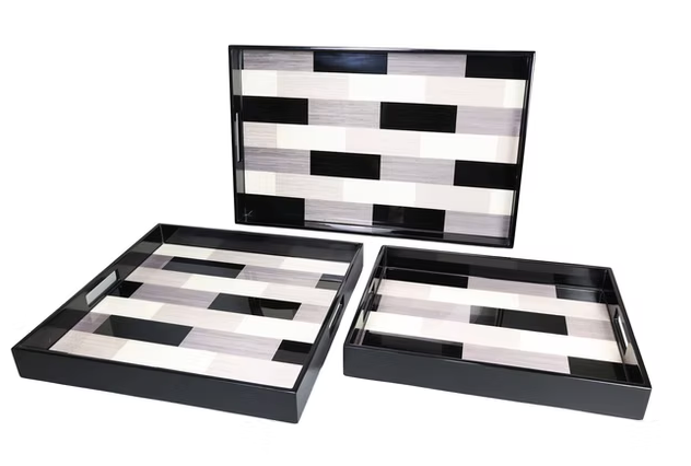 Chips wood Inlay Tray