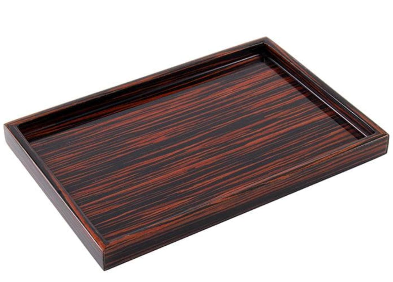 Macassar Ebony Inlay w/ Black Lacquer Bath Set