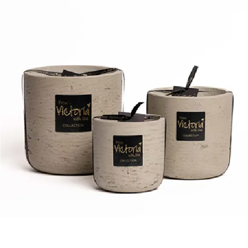 Outdoor Candle Beige