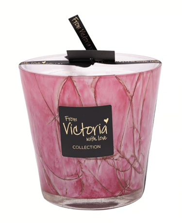 Marble Candle Pink