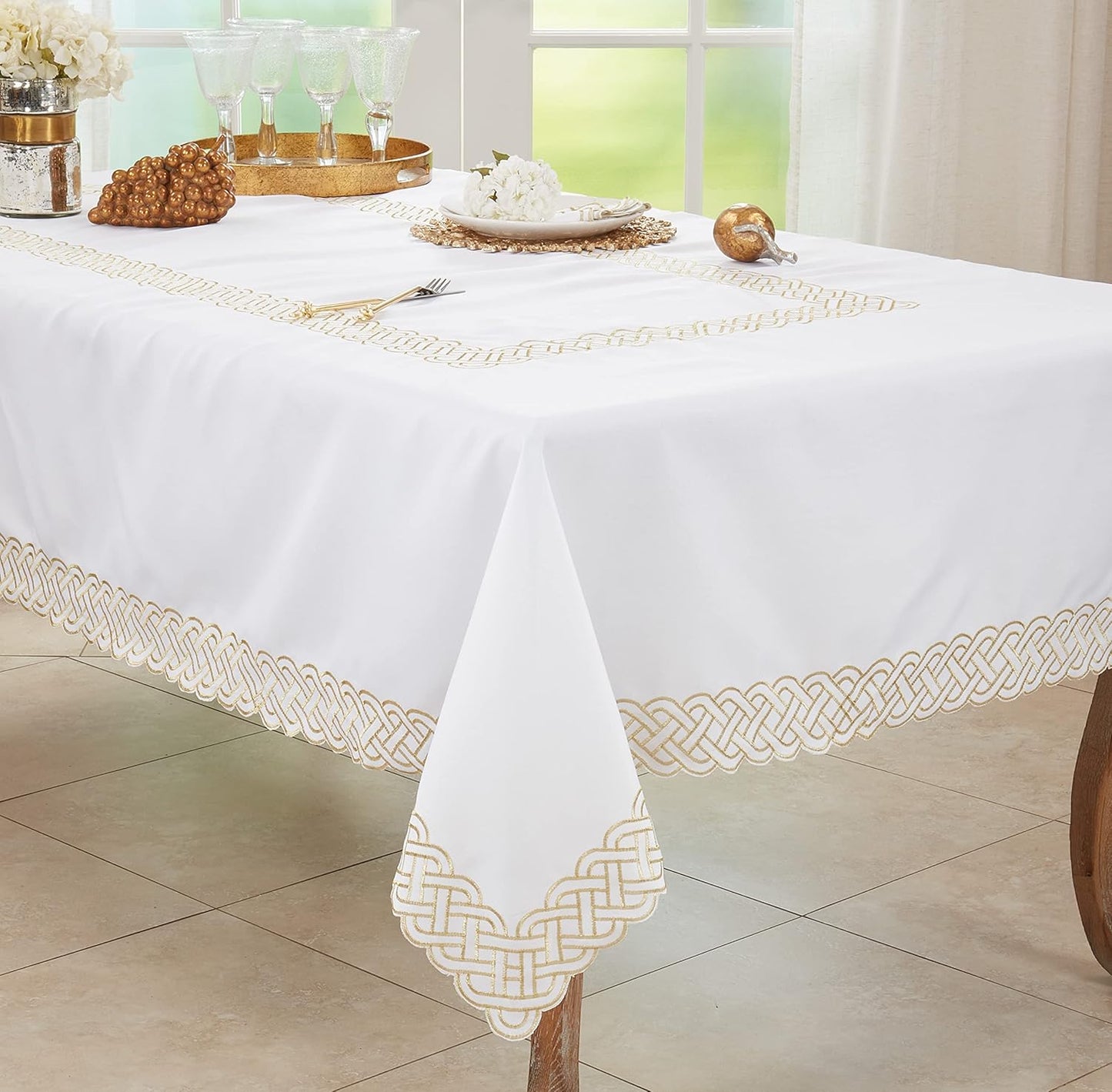 Hastings Embroidery Tablecloth