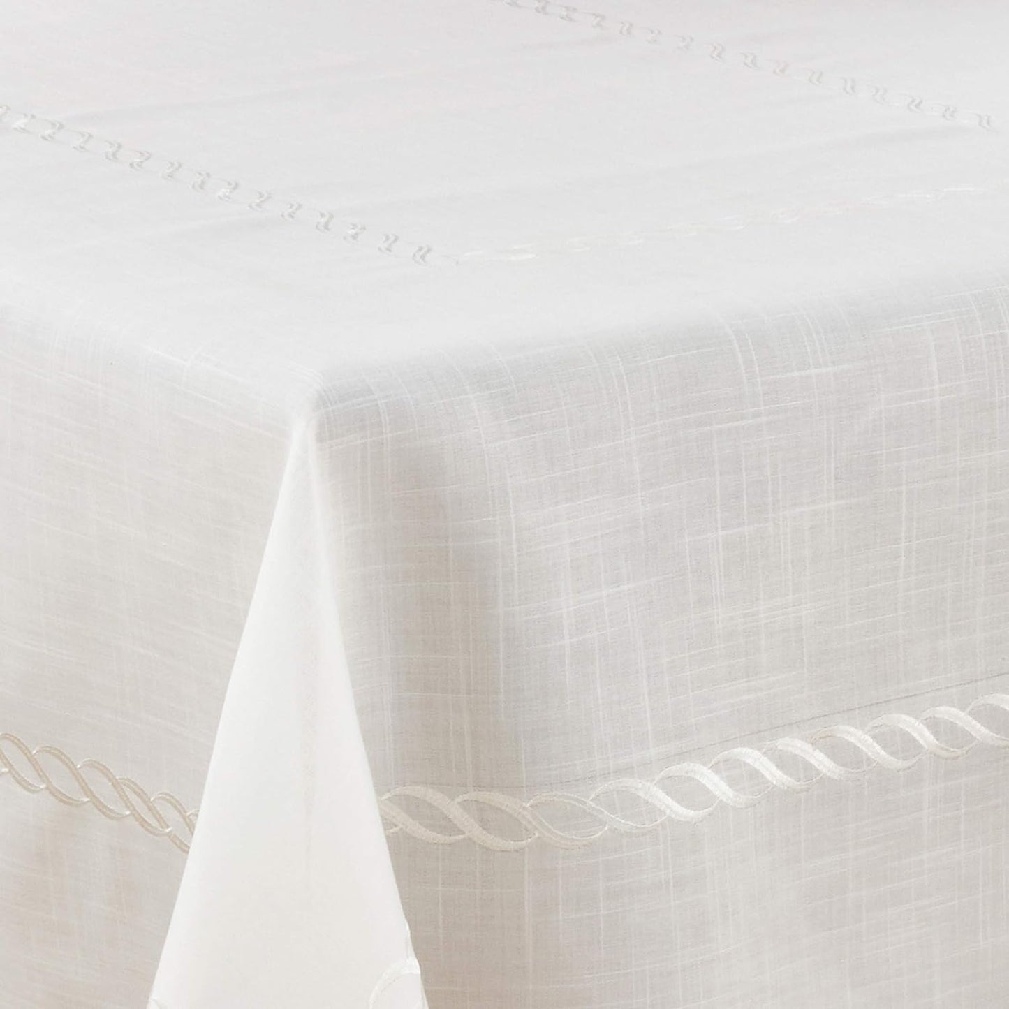 Abigail Braided Embroidery Tablecloth