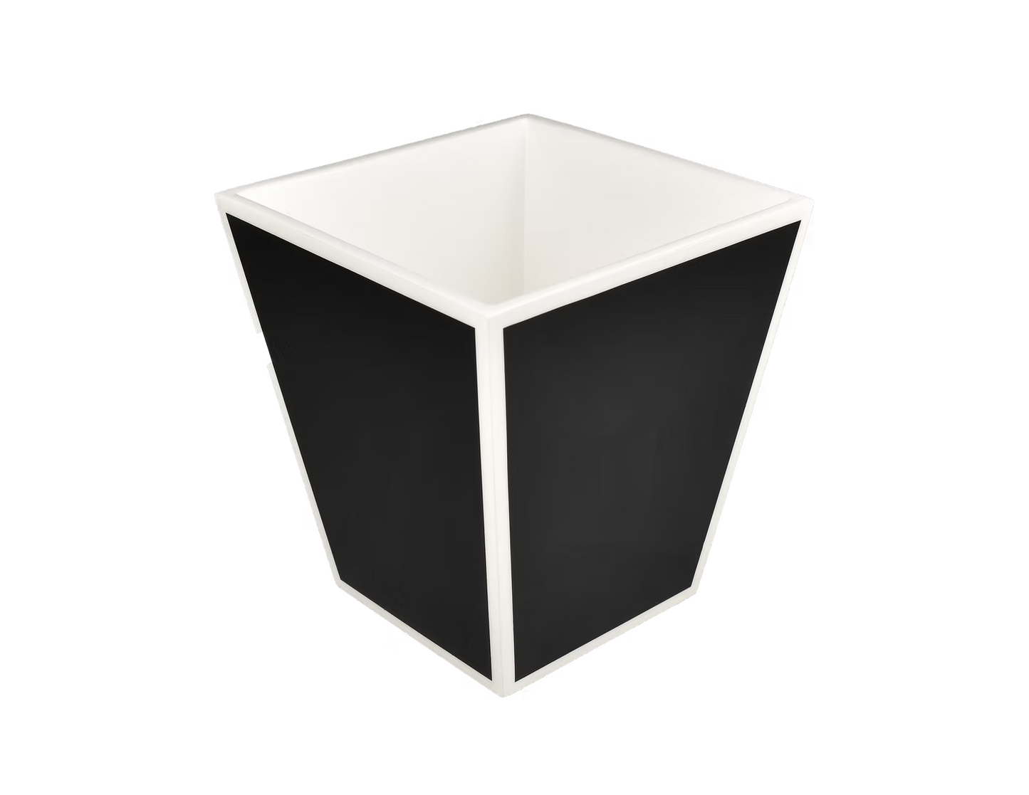 Black w/ White Trim Bath Set