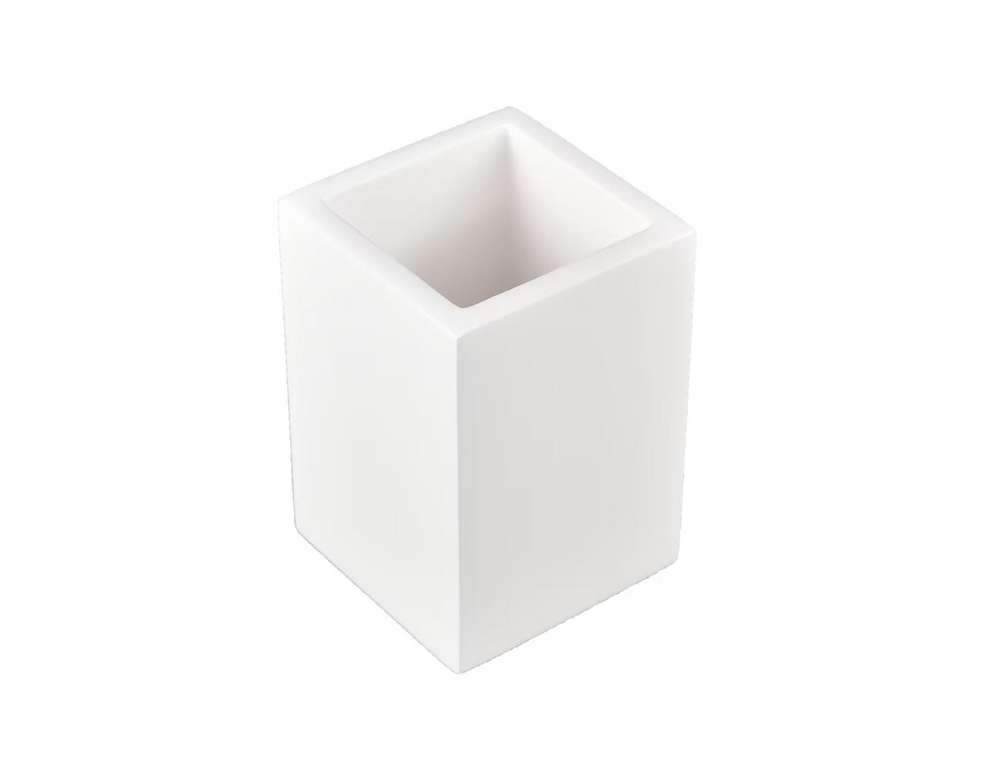 White Lacquer Bath Set