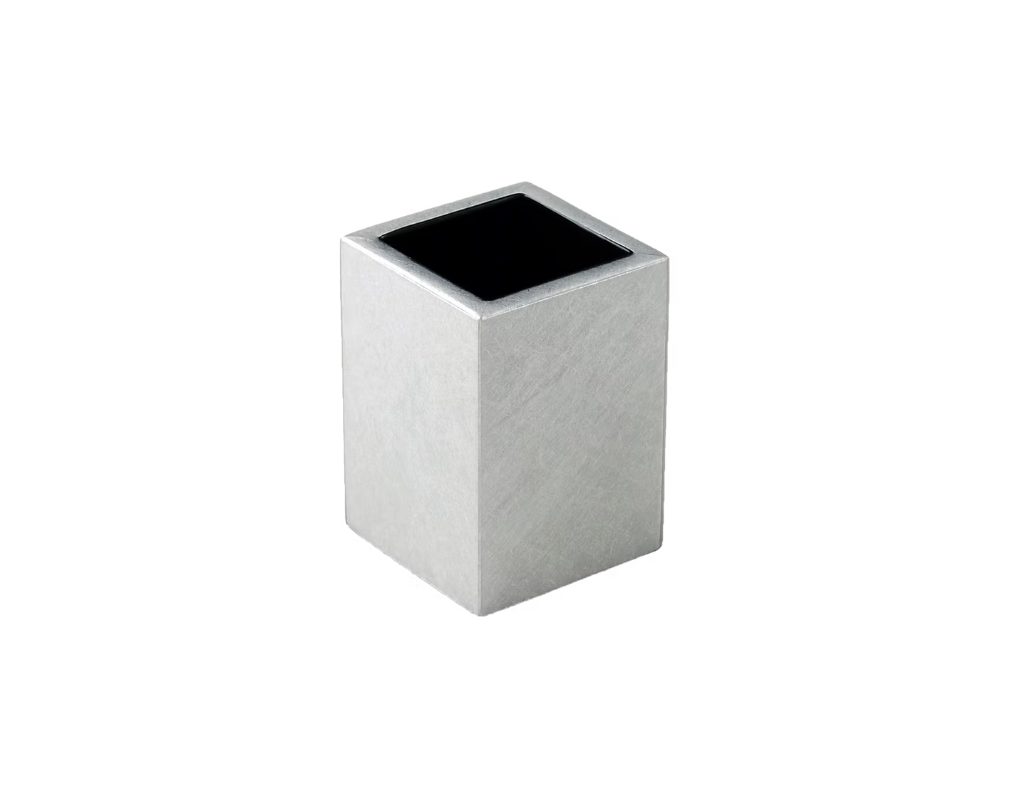 Shine Silver With Black Trim Bath Set