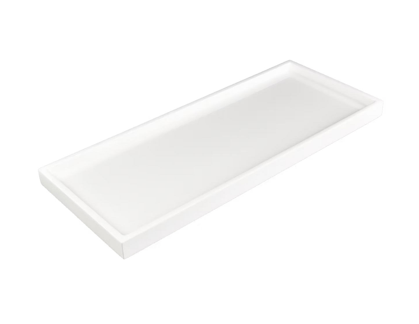 White Lacquer Bath Set