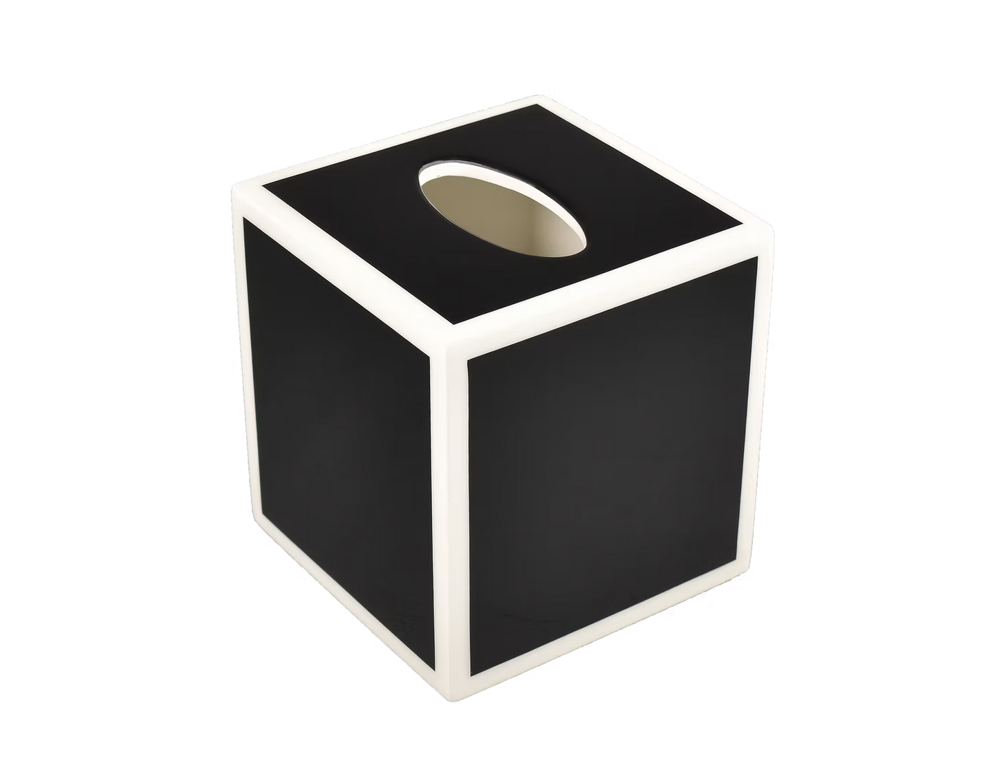 Black w/ White Trim Bath Set