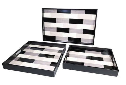 Chips wood Inlay Tray