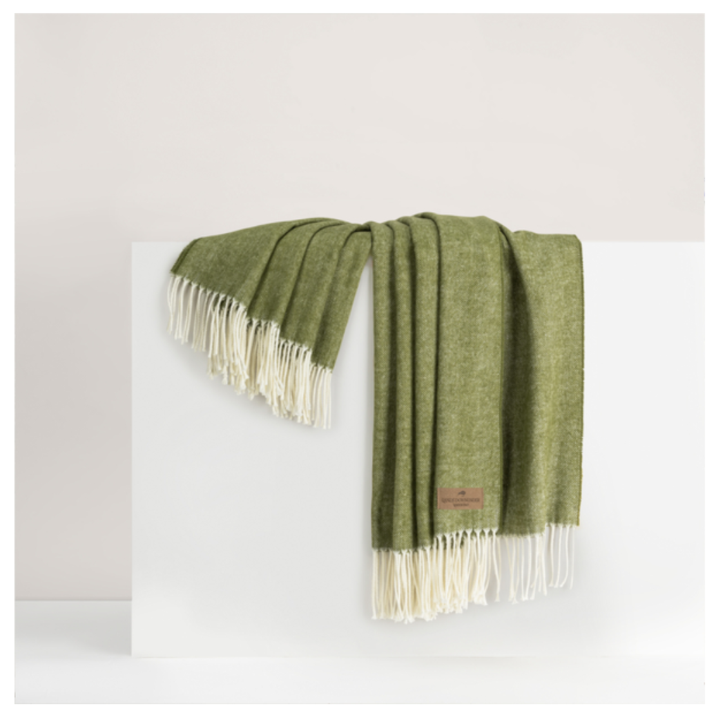 Fern Italian Herringbone Throw