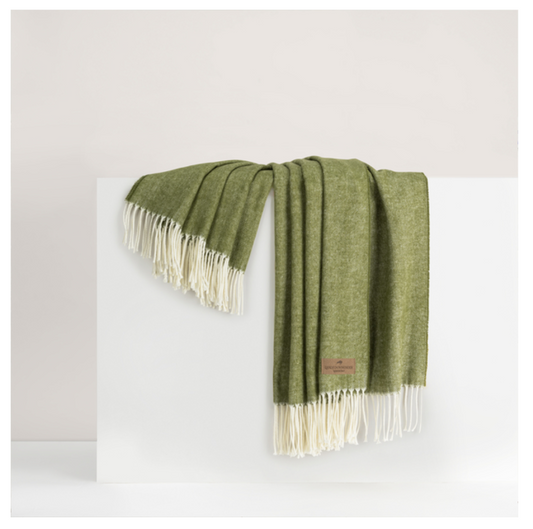 Fern Italian Herringbone Throw