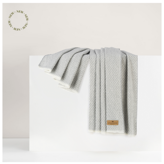 Light Gray Hudson Valley Throw