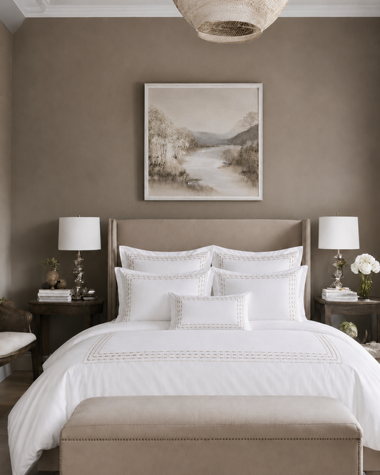 Bedding sheet and Duvet set SOL Embroidery