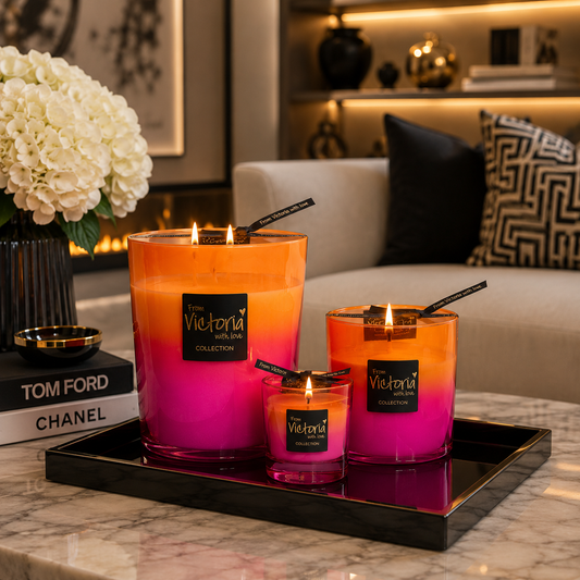 Fade Candle Orange