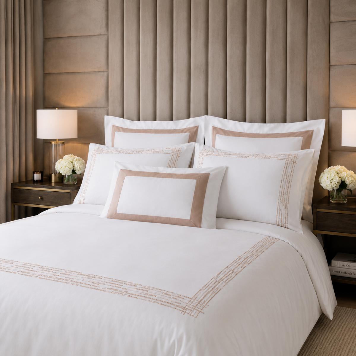 Bedding sheet and Duvet set GRA Embroidery