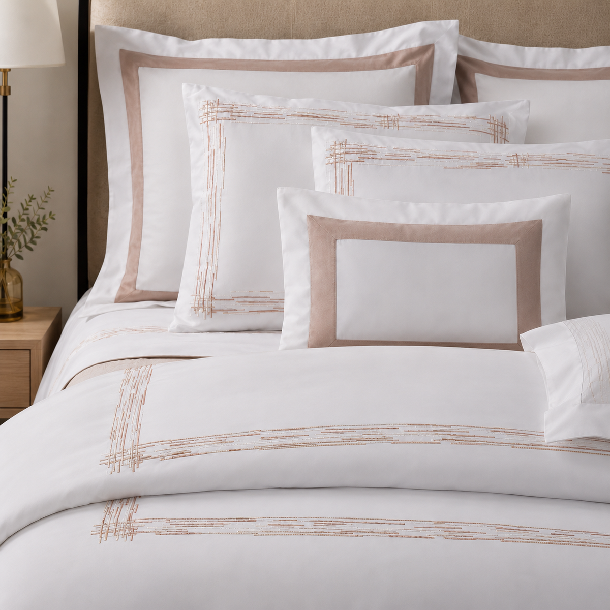 Bedding sheet and Duvet set GRA Embroidery