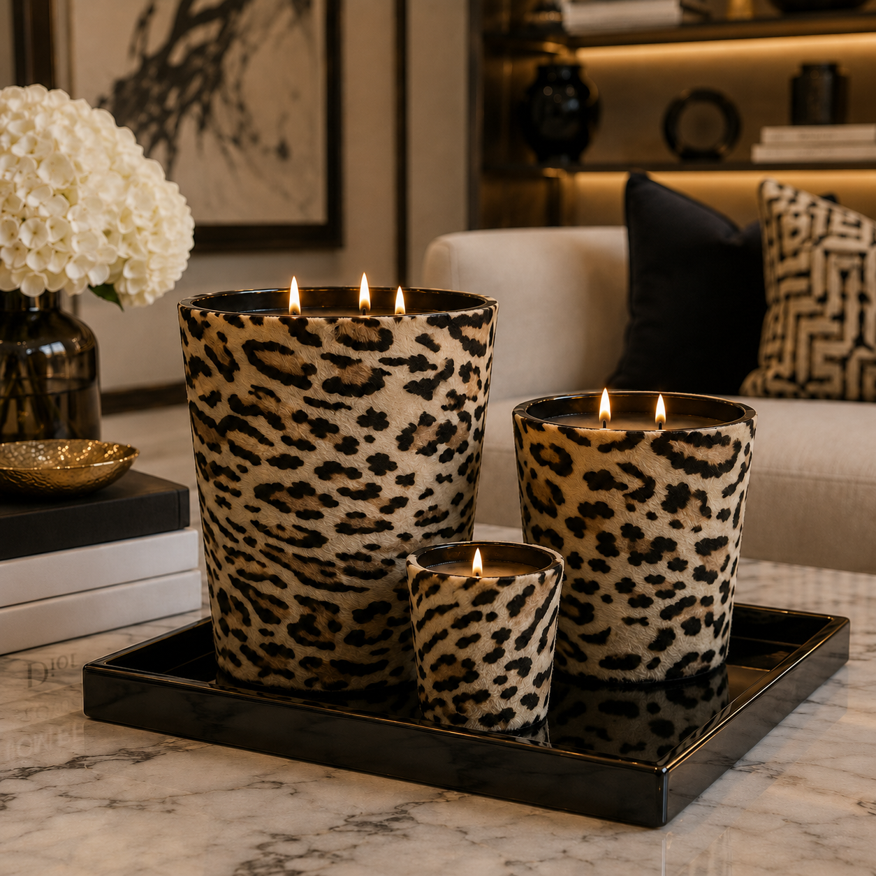 Hairy Candle Ligth Leopard