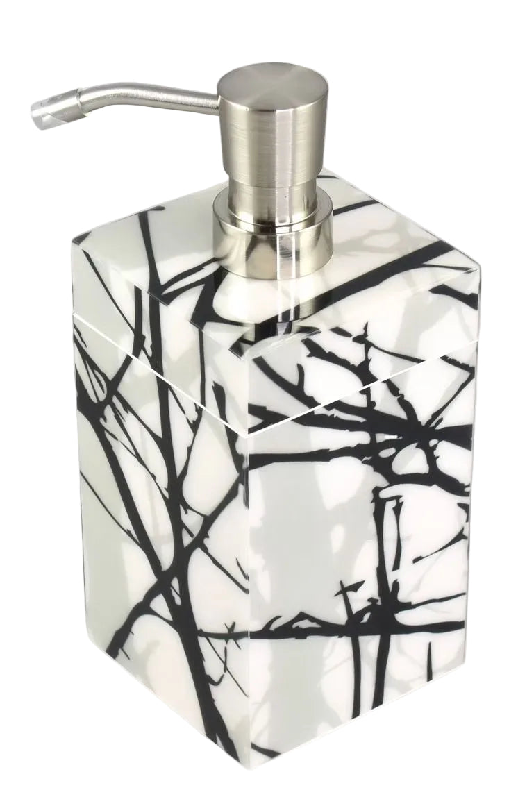 Naked Tree Fabric Inlay w/Lacquer Bath Set