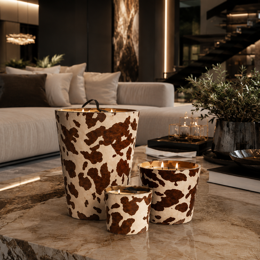 Hairy Candle Sparkling Brown
