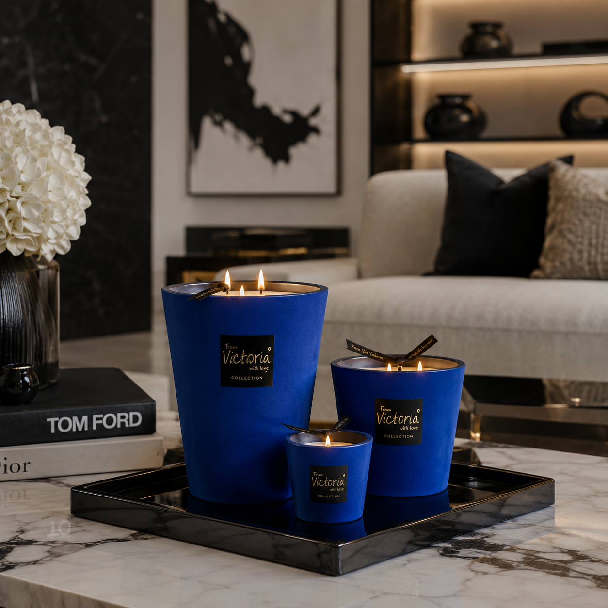 Velvet Blue Candle